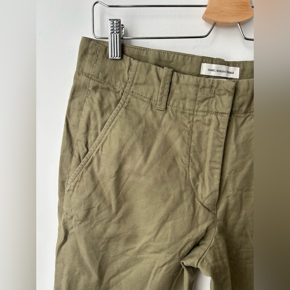 Isabel Marant chino ankle pant green army - Picture 2 of 11